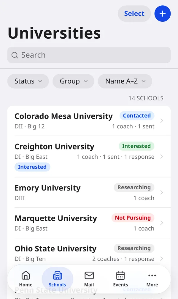 Phone: Schools